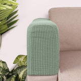 2PCS Universal Chair Arm Protector Covers for Furniture Light Green