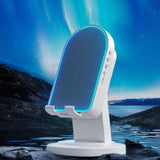 3-in-1 Induction Speaker with Phone Stand and Bluetooth 5.3 for Home Office White