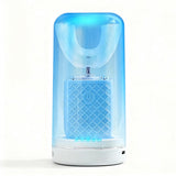 U-Shaped Automatic Electric Toothbrush – With Built-In Sanitizing Cup Sky Blue