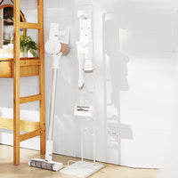 Vacuum Cleaner Stand Metal Storage Bracket Stand Holder for Dyson V15 V12 V11 V10 V8 V7 V6 White