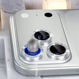 Glitter Camera Lens Film for iPhone 18 Pro and iPhone 18 Pro Max Silver