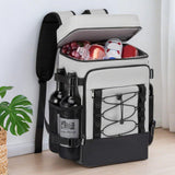 25L Insulated Cooler Backpack Freshness Preservation Backpack - Grey