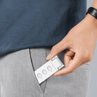 Rechargeable Clip-on Book Light 5 Color Temperatures 6 Brightness Dimmable Reading Light White