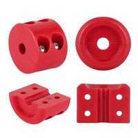 Winch Cable Stopper Rubber Line Stop Hook Saver with Allen Wrench Red