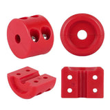 Winch Cable Stopper Rubber Line Stop Hook Saver with Allen Wrench Red