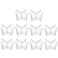 10 Pack Acrylic Ball Display Stand Clear Sports Ball Holder for Basketball and Football