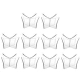 10 Pack Acrylic Ball Display Stand Clear Sports Ball Holder for Basketball and Football