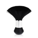 Hair Sweeper Duster Brush Soft with Storage Case for Home and Barbershop Silver