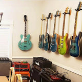 2Pcs Set Guitar Wall Mount Hangers Rotatable Yoke Guitar Display Holders for Acoustic Electric Guitar Bass Banjo