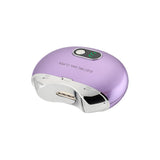Electric Nail Clipper with Power Display Secure Automatic Nail Trimmer Manicure Tool Purple