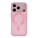 Frosted Camera Lens Case for iPhone 18 Pro Max Easy Attached Pink
