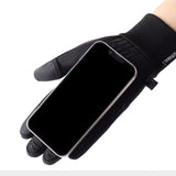 Winter Warm Gloves Water-Resistant Touch Screen Gloves for Cycling Fishing Skiing Hiking Travel Black