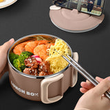 1200ML Large Ramen Bowl Ramen Noodle Bowls Microwavable for College Brown