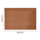 5Pcs Self Adhesive Furniture Protective Felt Pads for Scratch and Noise Protection Brown
