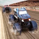 2.4GHz RC Monster Truck 1:16 Scale RC All Terrain Car Toy Off Road RC Truck for Kids Blue