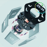 Cube Timer – Visual Rotating Timer with Vibration Adjustable Volume & Custom Countdown Blue