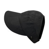 2PCS Wide Brim Quick Dry Foldable Sun Hat with Ponytail Opening and Hook