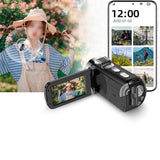4K 64MP Camcorder 28X Digital Zoom Vlogging Camera for YouTube Style 3