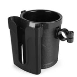 3-in-1 Bike Cup Holder with Cell Phone Keys Holder Water Bottle Holder for Bicycles Black