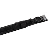 Heavy Duty Tactical Dog Collar Military Pet Collar With Metal Buckle Adjustable Black