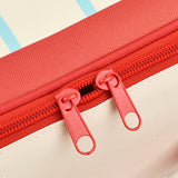 Lightweight Travel Organizer Bag with Multiple Compartments for Easy and Efficient Packing Red
