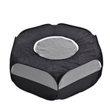Portable Pop-Up Small Animal Playpen Foldable Pet Tent for Chick Hamster Rabbit Black