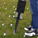 Portable Golf Ball Retriever Shag Bag – Holds Up to 70 Balls Black