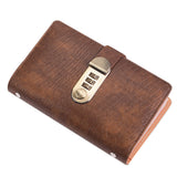 Savings Challenge Book 100 Envelopes with 3 Digit Combination Lock Brown