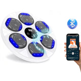 Electric Music Boxing Machine Bluetooth Smart Boxing Training Wall Mount Machine - White