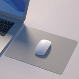 Flexible Silicone Mouse Pad Smooth Water Resistant Desk Mat with Non-Slip Base for Office Home Gray