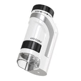 50X-300X Handheld Microscope with LED Lights Portable Pocket Zoom Silver