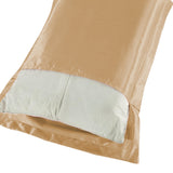 48x74cm Smooth Satin Pillowcase Solid Color Soft Bedding Pillow Cover Camel