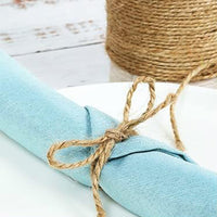 2 Rolls of 200M Jute Twine String for Crafting Gardening Gift Wrapping Macrame DIY Home Decor