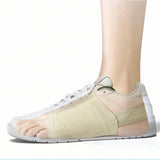 Arch Support Brace Sleeve Foot Wrap for Flat Feet Khaki