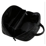 Large Capacity Portable Cosmetic Bag Travel Toiletry Storage Organizer Black