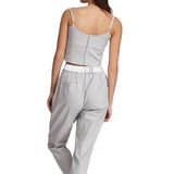 2-Pack Women’s Adjustable Stretch Belts Invisible Elastic Waistband for Pants and Dresses White