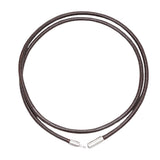 5Pcs Woven Necklace Rope Leather Cord Adjustable Rope for DIY Jewelry Coffee