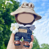 Mini Costume Set for 15cm LABUBU POP MART Doll Clothes Shoes Hats Kit Style 3