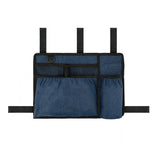 Premium Walker Storage Bag with Multiple Pockets – Walker Organizer Accessory Blue