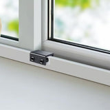 4 PCS Sliding Window Locks with Key Black