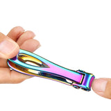 Large Opening Nail Clippers Cutter Trimmer Manicure Scissors For Thick Nails Multi Color Titanium