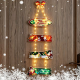 Christmas Door Light with 8 Modes for Home Holiday Indoor and Outdoor Decor Style 2