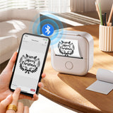 Phomemo T02 Mini Bluetooth Thermal Sticker Printer Portable Pocket Photo Printer White