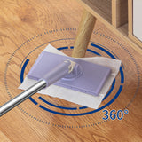 Mini Lazy Floor Cleaning Flat Mop Multi-Functional Self-Squeeze Face Towel Mop Purple