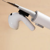 Compatible with AirPods 4th Gen Protective Case Cover with 2 Cleaning Pens White