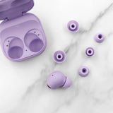 6 Pairs Ear Tips Compatible With Galaxy Buds 2 Pro S/M/L Replacement Soft Earbuds Purple
