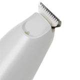 Electric Pet Paw Trimmer with 18mm Ceramic Blade and LED Light White