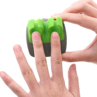4Pcs Fruit Vegetable Peeler Double Finger Grip Cutter Slicer Kitchen Tools Green