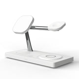 7-in-1 Wireless Charger Dock Station – With Night Light and USB Output White
