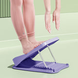 Adjustable Slant Board Calf Stretcher for Home Stretching Exercise Purple